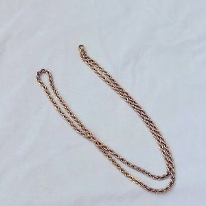 Gold colored necklace
